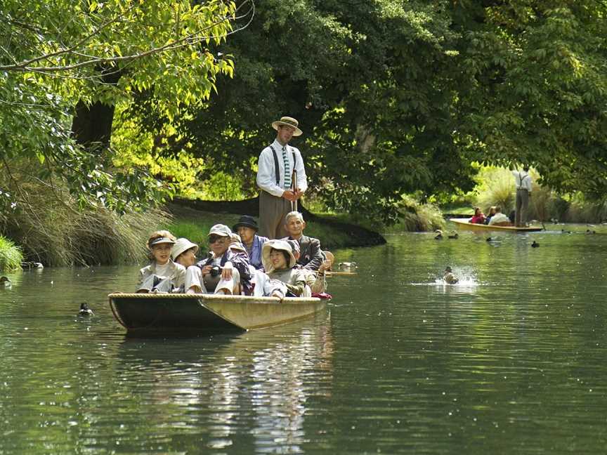 Punting on the Avon, Christchurch, New Zealand