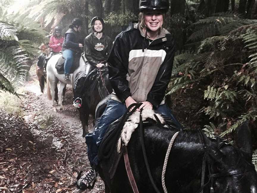 Horse Trekking Lake Okareka, Rotorua, New Zealand