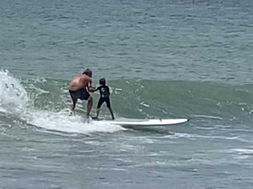 Tewhaanga waves, Raglan, New Zealand