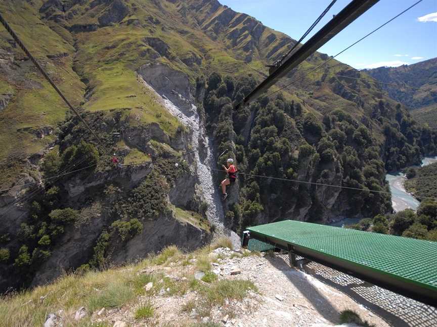 Shotover Canyon Swing, Queenstown, New Zealand