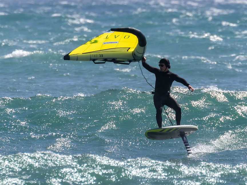 Wingfoil Wave Riding Taranaki