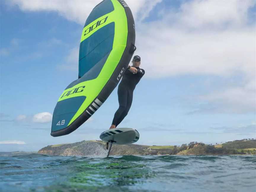 Wingfoiling Northland, North Island, New Zealand