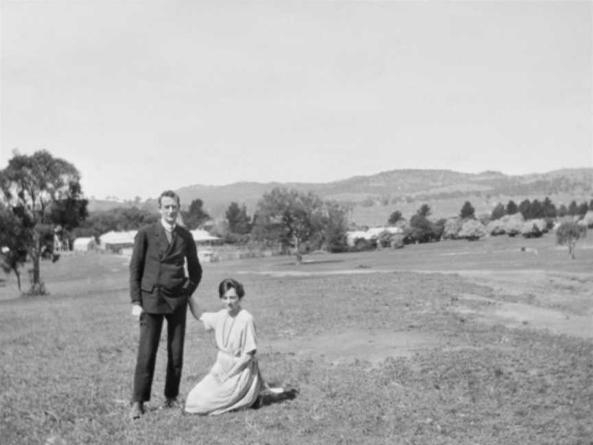 C EW Beanand Effie At Tuggeranong Homestead