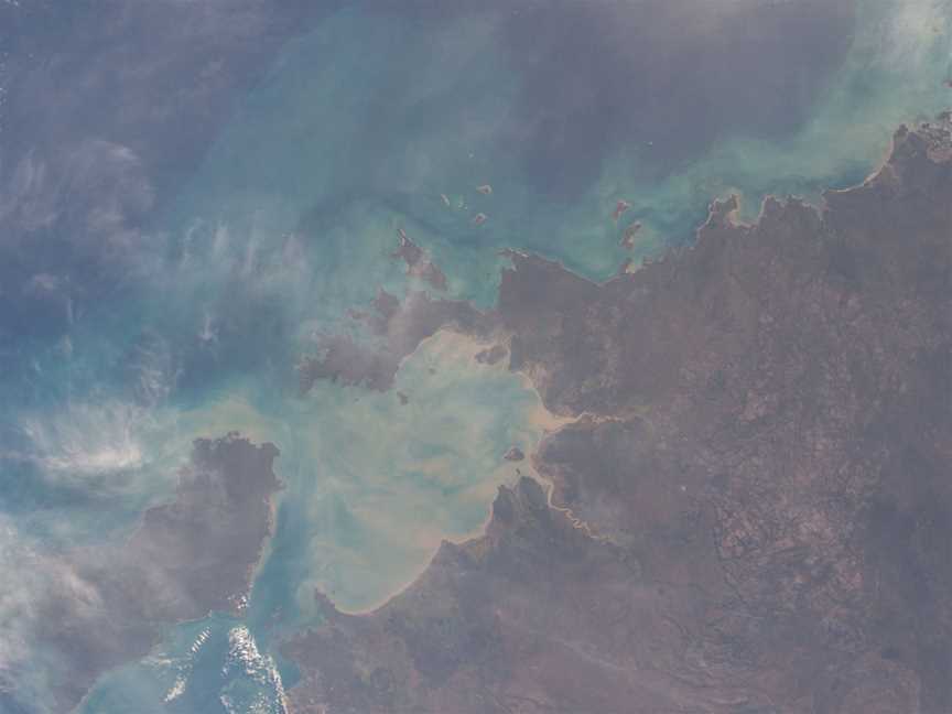 Photo of the Van Diemen Gulf taken from the International Space Station, April 2015