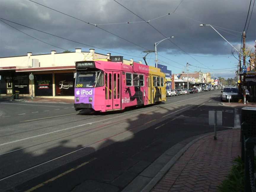 Z3 209 in Union Rd or route 57, 2004 (tram).jpg