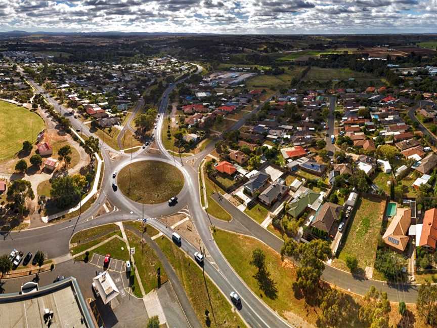 Aerialperspectiveof Bacchus Marsh