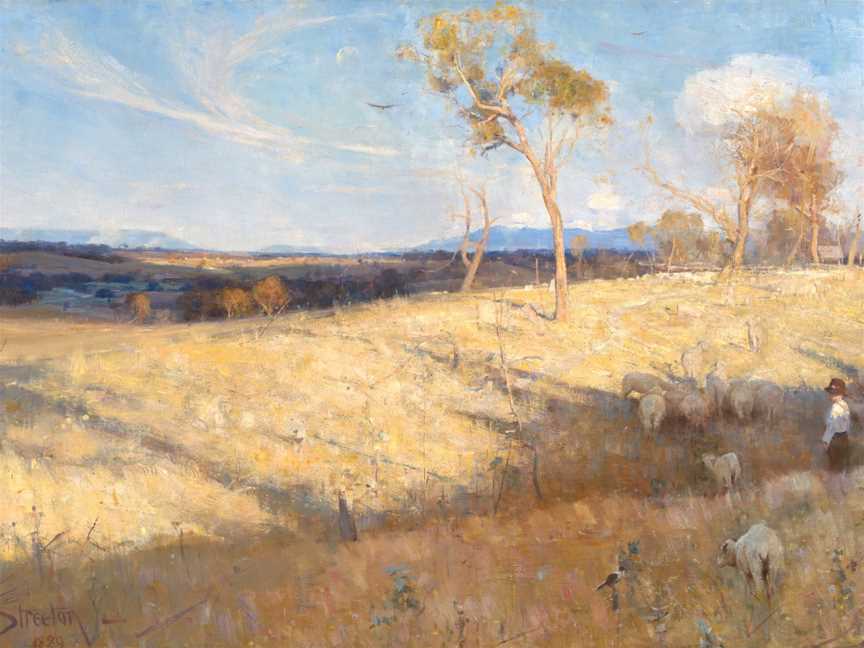 Arthur Streeton Goldensummer CEaglemont Google Art Project