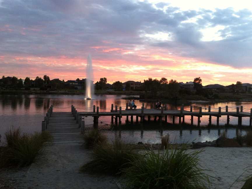 Sunsetat Waterways Lake