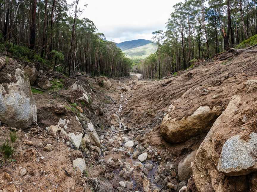 Erosion Damage CWilsons Promontory CAustralia Mar2012