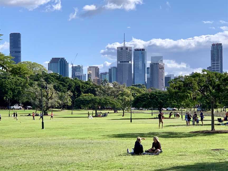 Brisbane CB Dseenfrom New Farm Park CQueensland