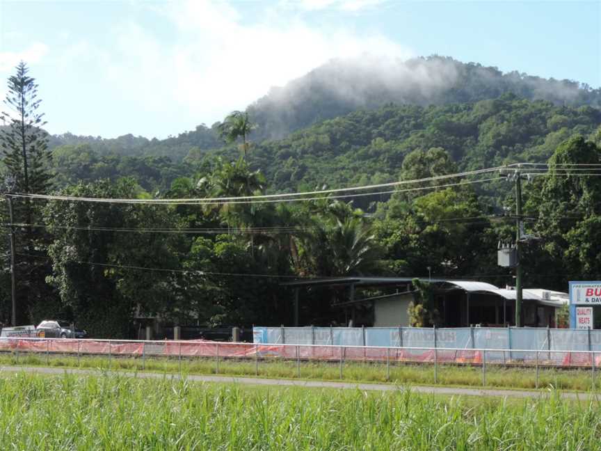 View across the Cairns-to-Kuranda railway line towards Freshwater, Cairns, 2018.jpg