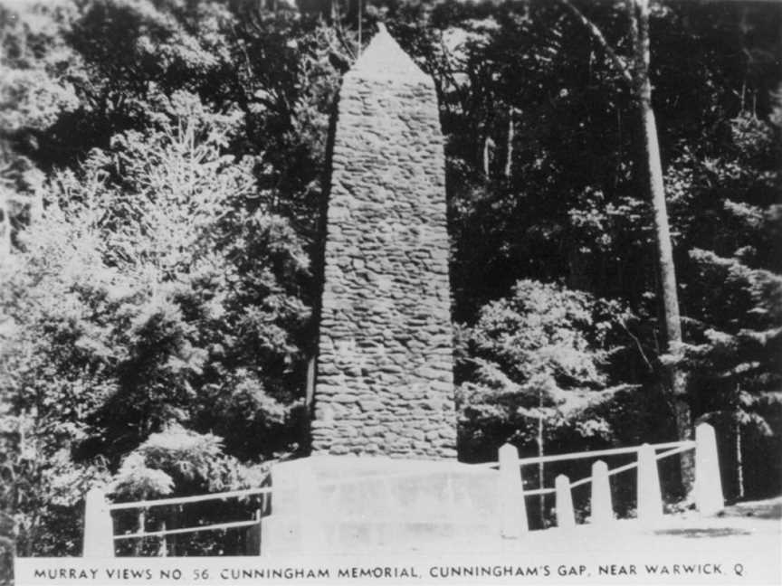 State Lib Qld2173263 Memorialtoexplorer Allan Cunningham CCunningham's Gap Cca.1945