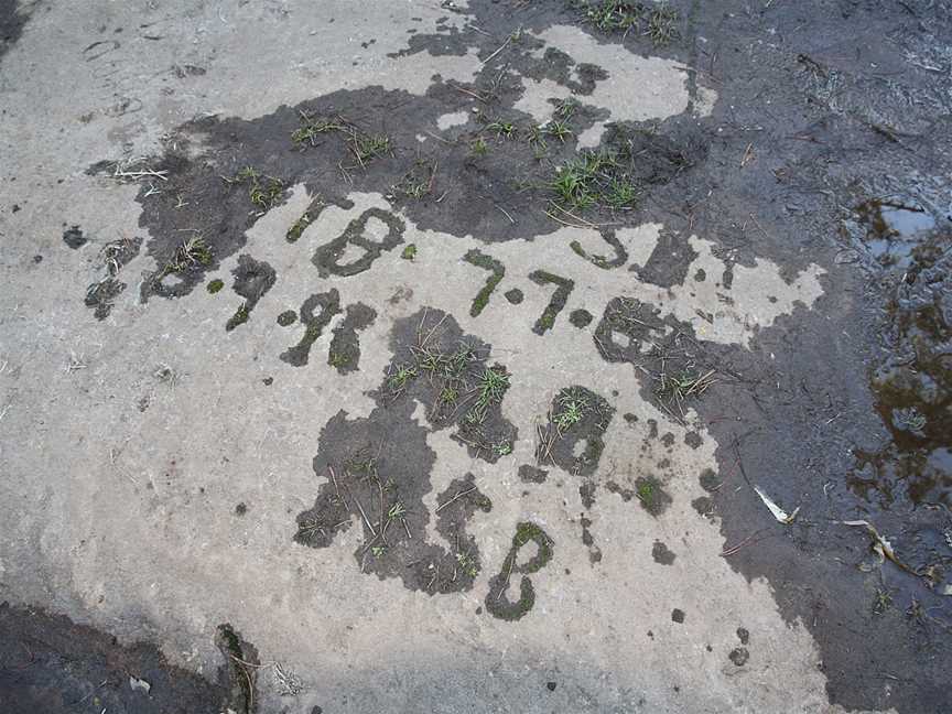 Rockcut Graffitiat Bargo River Crossing Place CTahmoor NS W