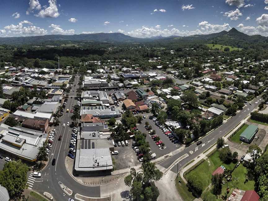 Aerialpanoramaof Mullumbimby CN SW