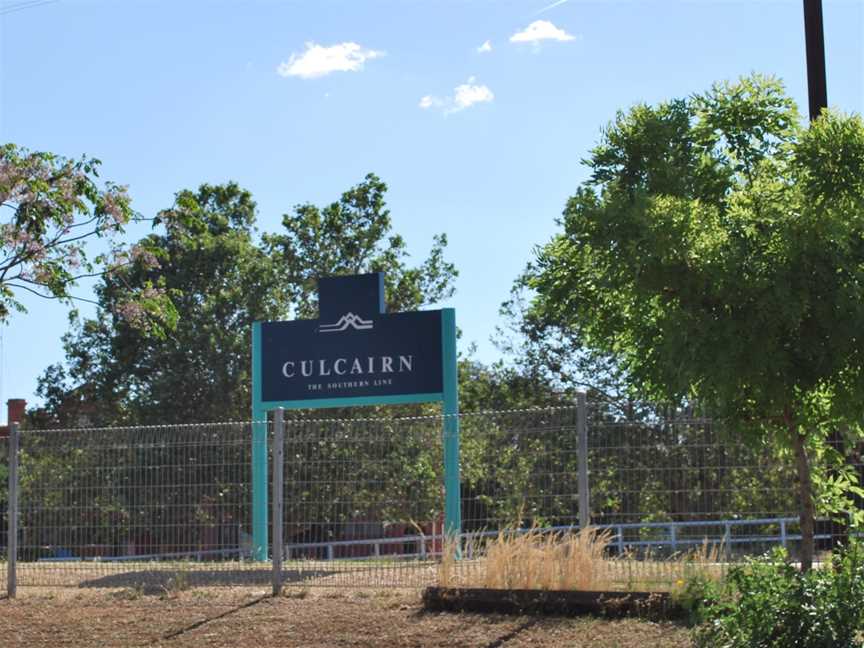 Culcairn Train Station Sign