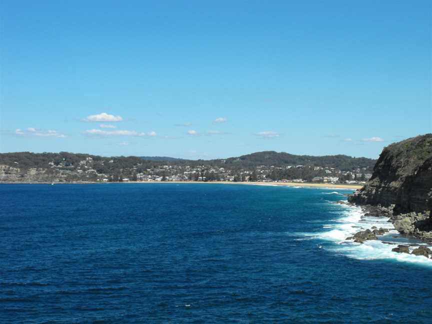 Avoca Beach, as seen from the Skillion