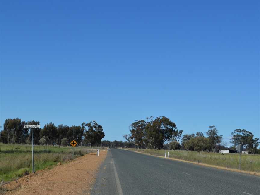 Morangarell Town Entry Sign