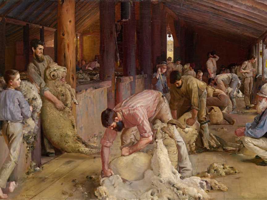 Tom Roberts Shearingtherams Google Art Project