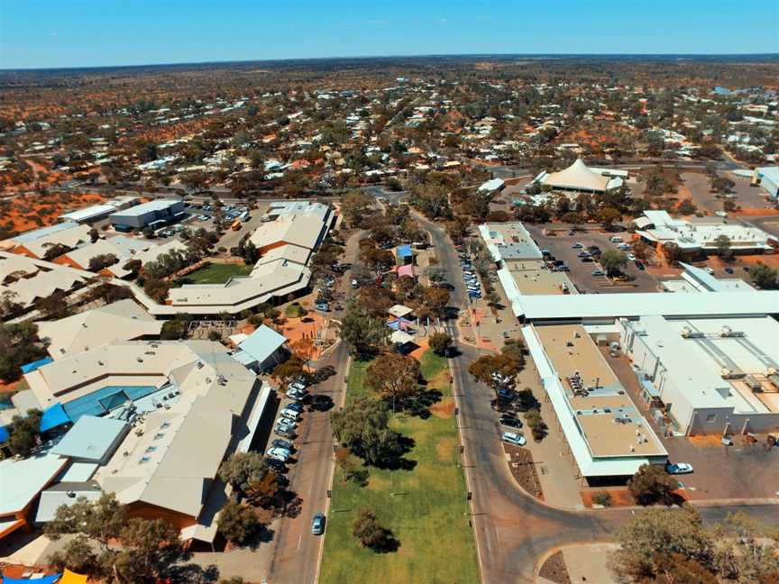 Aerial view of city