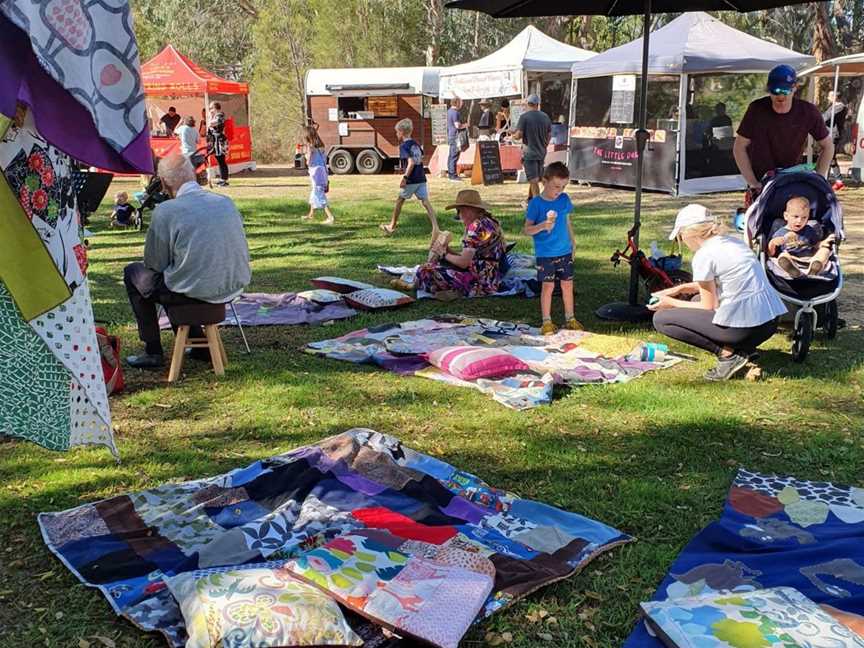 Picnic time at the market