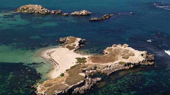 island surrounded by water